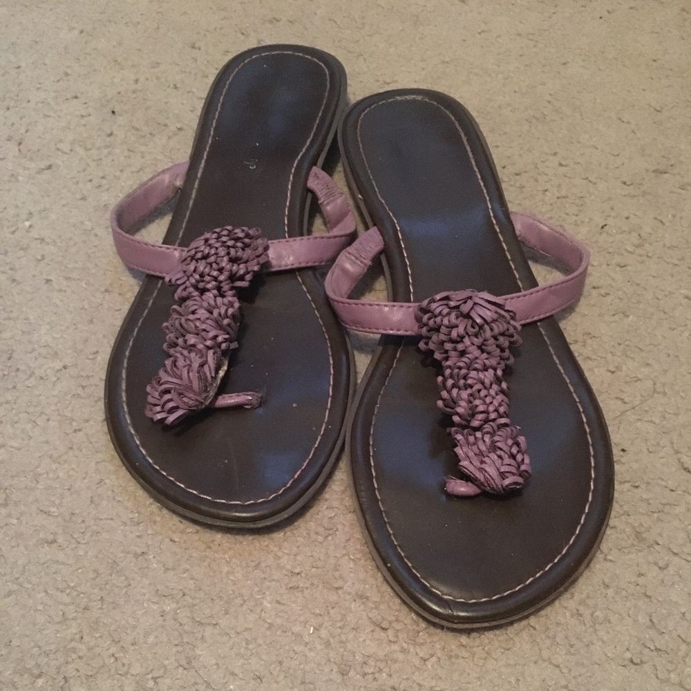 Montego Bay Club Women’s Purple Flower Sandals